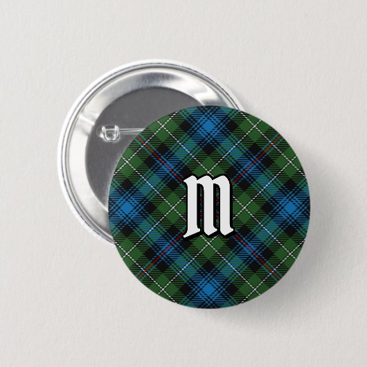 Clan MacKenzie Tartan Button (Voorkant /achterkant)
