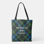 Clan MacKenzie Tartan Canvas tas (Achterkant)