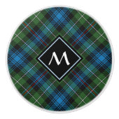 Clan MacKenzie Tartan Ceramic Knob Keramische Knop (Voorkant)