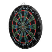 Clan MacKenzie Tartan Dart Board Dartbord (Voorkant Rechts)