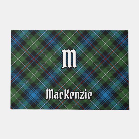 Clan MacKenzie Tartan Doormat Deurmat (Voorkant)