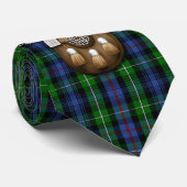Clan MacKenzie Tartan en Sporran Stropdas (Opgerold)