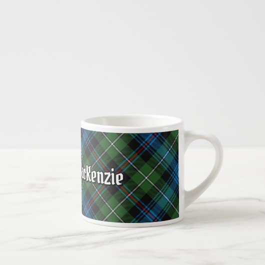 Clan MacKenzie Tartan Espresso Cup Kop (Rechts)