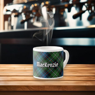 Clan MacKenzie Tartan Espresso Cup Kop