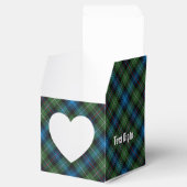 Clan MacKenzie Tartan Favor Box Bedankdoosjes (Geopend)