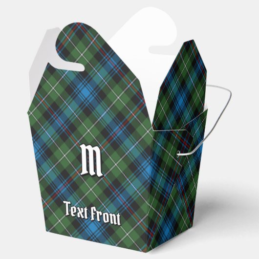 Clan MacKenzie Tartan Favor Box Bedankdoosjes (Geopend)