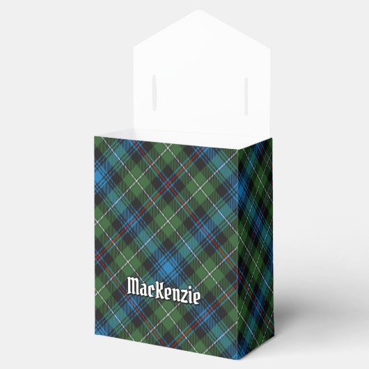 Clan MacKenzie Tartan Favor Box Bedankdoosjes (Geopend)