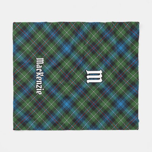 Clan MacKenzie Tartan Fleece Blanket (Voorkant (Horizontaal))