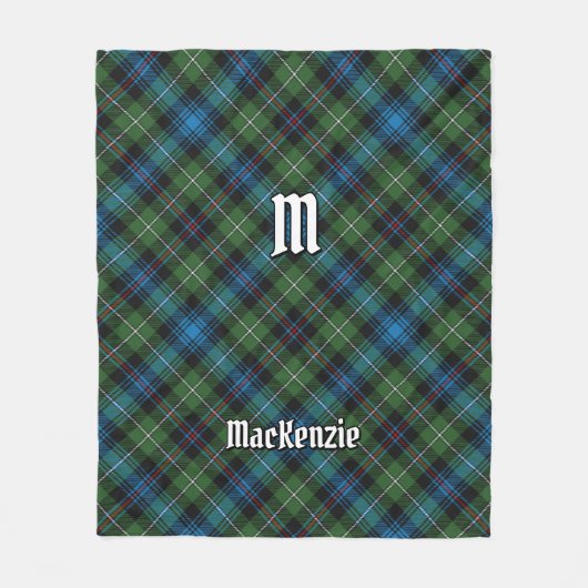 Clan MacKenzie Tartan Fleece Blanket Deken (Voorkant)