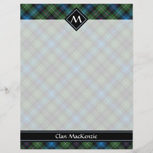 Clan MacKenzie Tartan Flyer (Achterkant)
