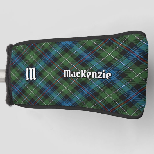 Clan MacKenzie Tartan Golf Head Hoesje Golfheadcover (Voorkant)