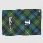 Clan MacKenzie Tartan Golf Towel Golfhanddoek (Horizontaal)