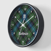 Clan MacKenzie Tartan Grote klok (Hoek)