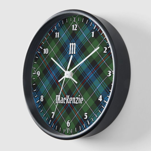 Clan MacKenzie Tartan Grote klok (Hoek)