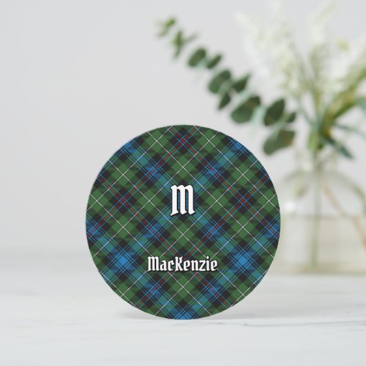 Clan MacKenzie Tartan Kaart (Staand voorkant)