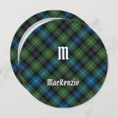 Clan MacKenzie Tartan Kaart (Voorkant / Achterkant)
