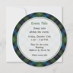 Clan MacKenzie Tartan Kaart