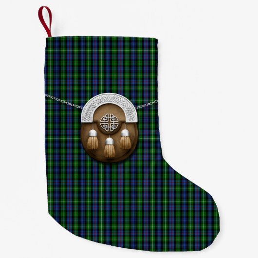 Clan MacKenzie Tartan Kleine Kerstsok (Voorkant)