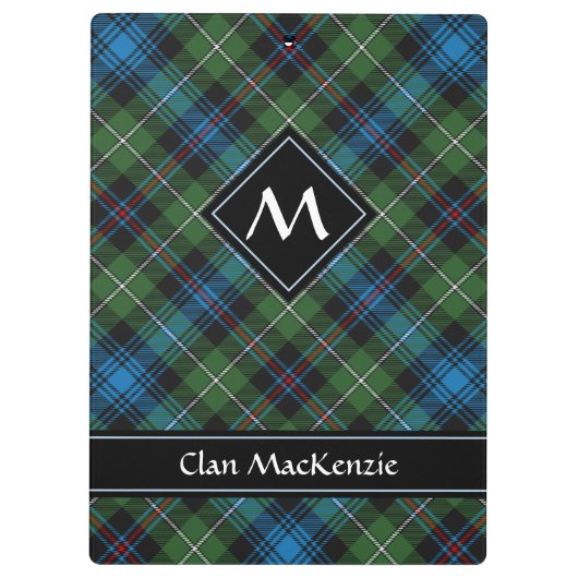 Clan MacKenzie Tartan Klembord (Achterkant)