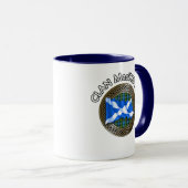 Clan MacKenzie Tartan Knot & Flag Mok (Voorkant rechts)