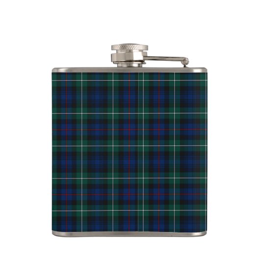 Clan Mackenzie Tartan Monogram Heupfles (Achterkant)
