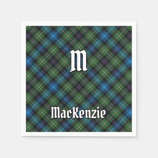 Clan MacKenzie Tartan Napkins Servet (Voorkant)