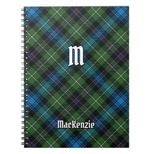 Clan MacKenzie Tartan Notitieboek (Voorkant)