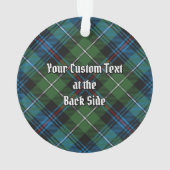 Clan MacKenzie Tartan Ornament (achterkant)