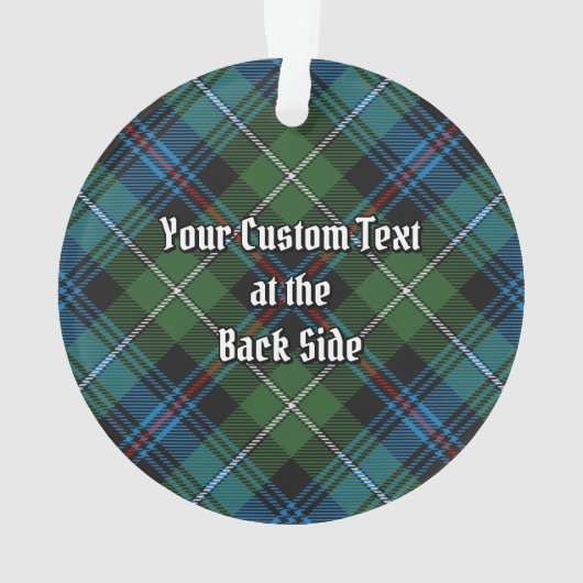 Clan MacKenzie Tartan Ornament (achterkant)