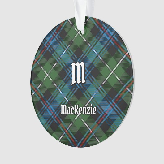 Clan MacKenzie Tartan Ornament (voorkant)
