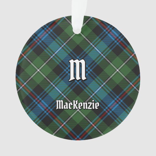 Clan MacKenzie Tartan Ornament (voorkant)