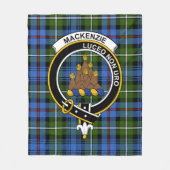 Clan MacKenzie Tartan Pset Fleece Deken (Voorkant)