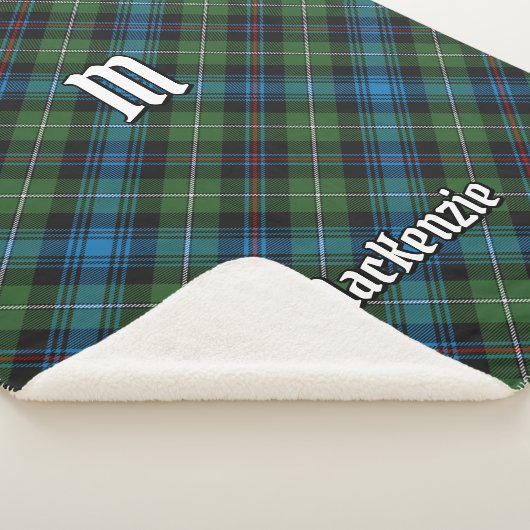 Clan MacKenzie Tartan Sherpa Blanket Sherpa Deken (3/4)