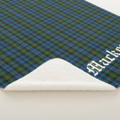 Clan Mackenzie Tartan Sherpa Deken (3/4)