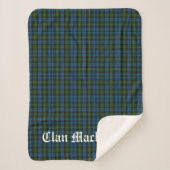 Clan Mackenzie Tartan Sherpa Deken (Voorkant)