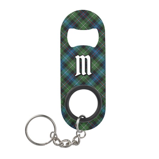 Clan MacKenzie Tartan Sleutelhanger Mini Flessenopener (Voorkant)