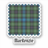 Clan MacKenzie Tartan Sticker (Voorkant)