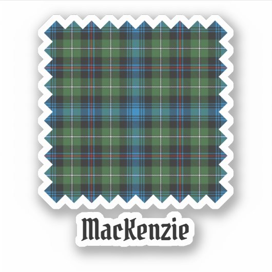 Clan MacKenzie Tartan Sticker (Voorkant)
