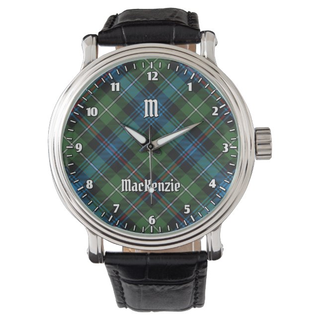 Clan MacKenzie Tartan Watch Horloge (Voorkant)