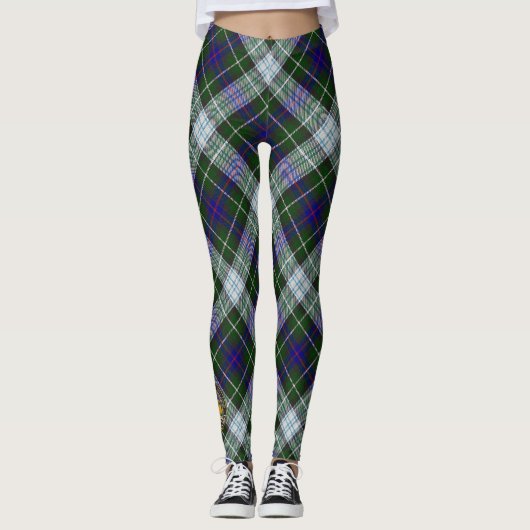 Clan MacKenzie-uitgang - met rustdetails Leggings (Voorkant)