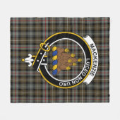 Clan MacKenzie Weathered Tartan Pset Fleece Deken (Voorkant (Horizontaal))