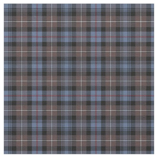 Clan Mackenzie Weathered Tartan Stof (Close Up)