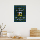 Clan MacKenzie's Old Castle Leod Coffee Co. Poster (Keuken)