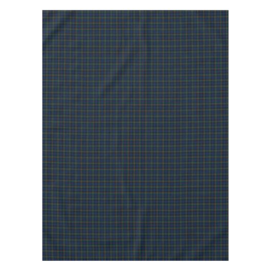 Clan MacKinlay Donkerblauw en Groen Schots Tartan Tafelkleed (Voorkant)