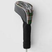 Clan MacKinnon Crest & Hunting Tartan Golfheadcover (Schuin)
