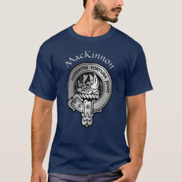 Clan MacKinnon Crest & Hunting Tartan T-shirt