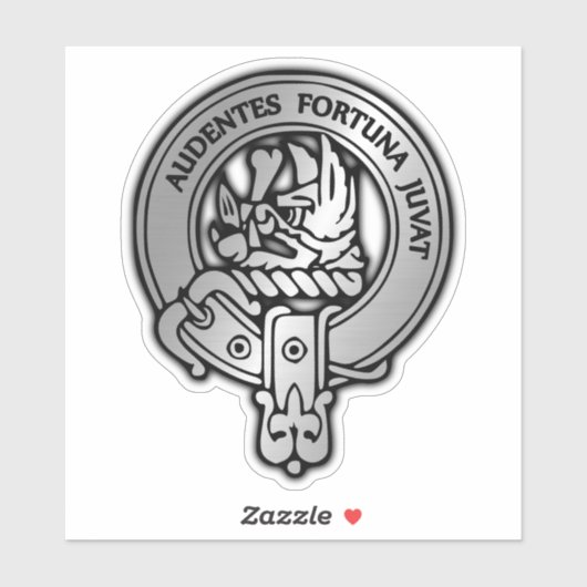Clan MacKinnon Crest Sticker (Vel)