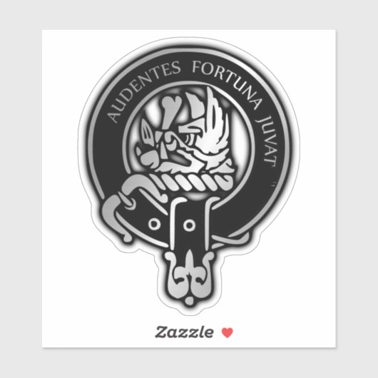 Clan MacKinnon Crest Sticker (Vel)
