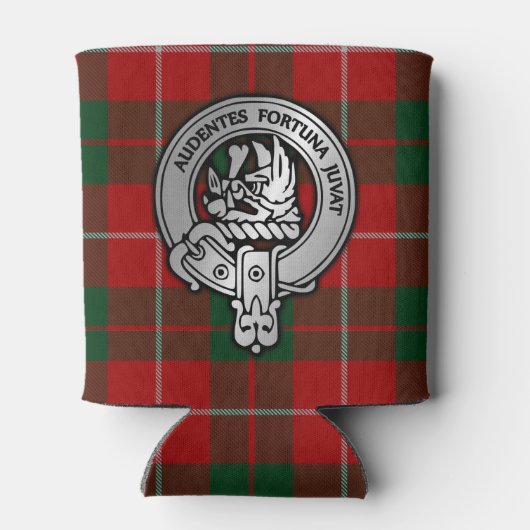 Clan MacKinnon Crest & Tartan Blikjeskoeler (Achterkant)
