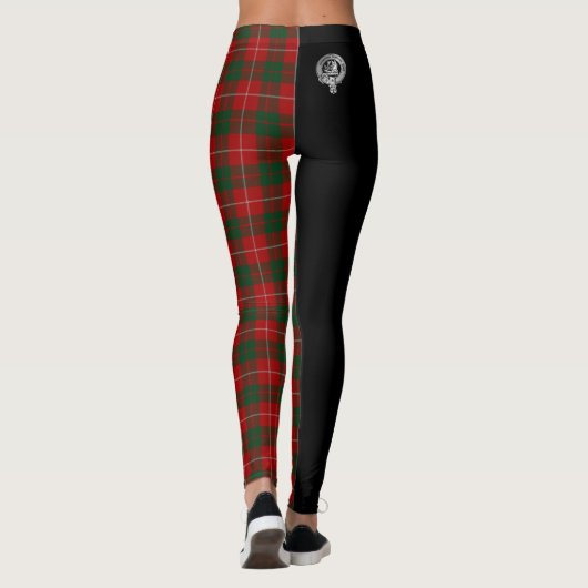 Clan MacKinnon Crest & Tartan Leggings (Achterkant)